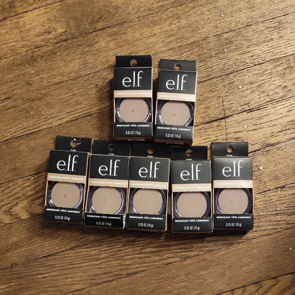 7 E.L.F. bronzant Pate Lumineux Luminous Putty Bronzer 0.32 Oz X7